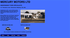 Desktop Screenshot of mercurymotors.co.uk